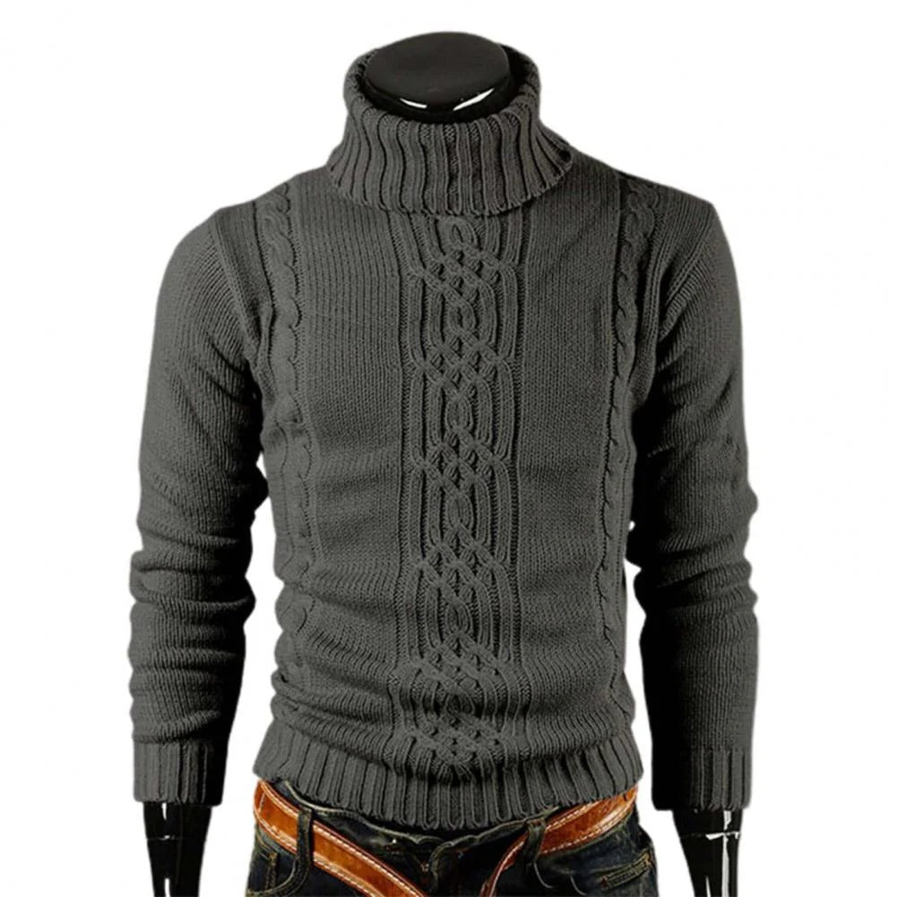 men's cable knit knit sweater