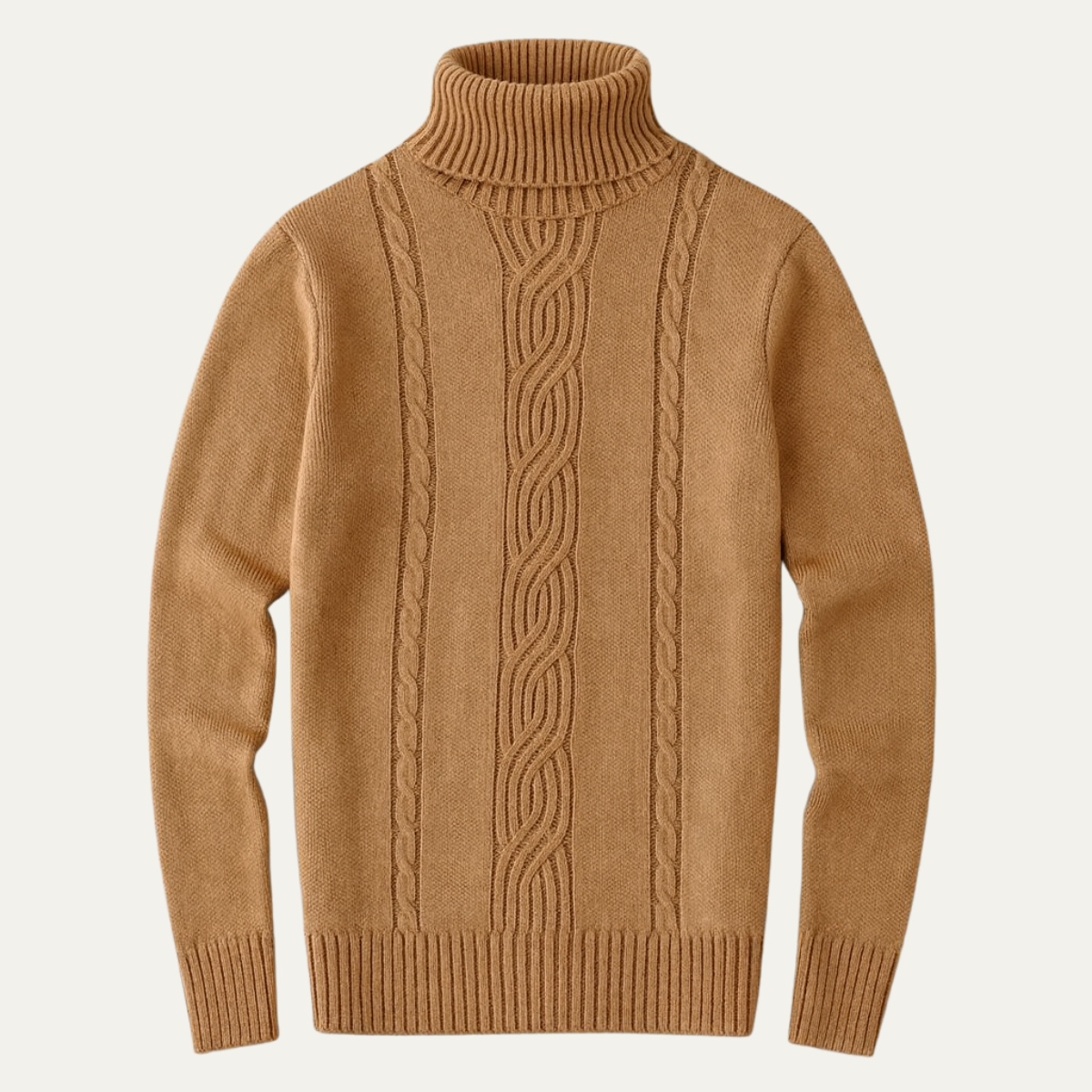 men's cable knit knit sweater