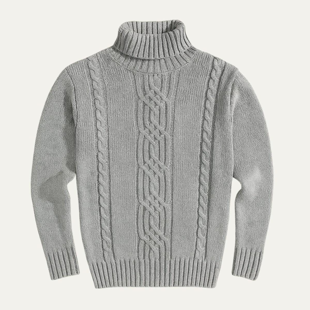 men's cable knit knit sweater