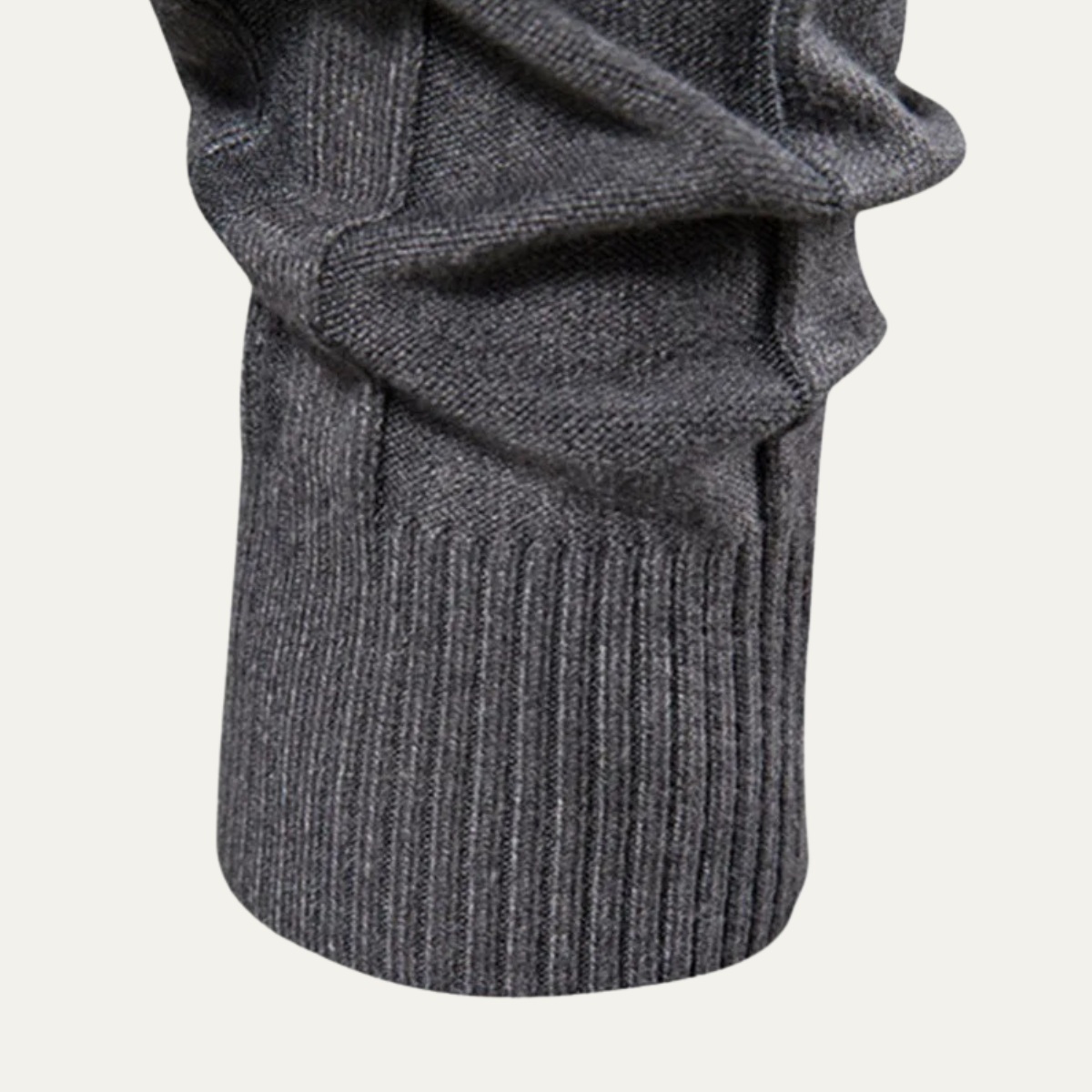 men's ribbed knit knit sweater