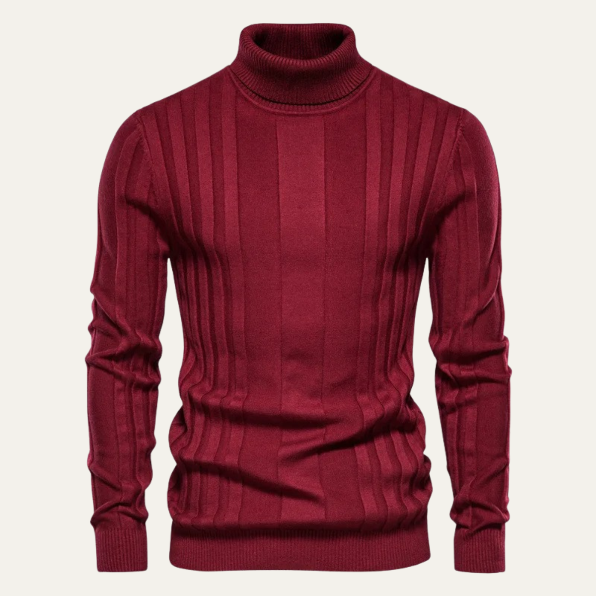 men's ribbed knit knit sweater