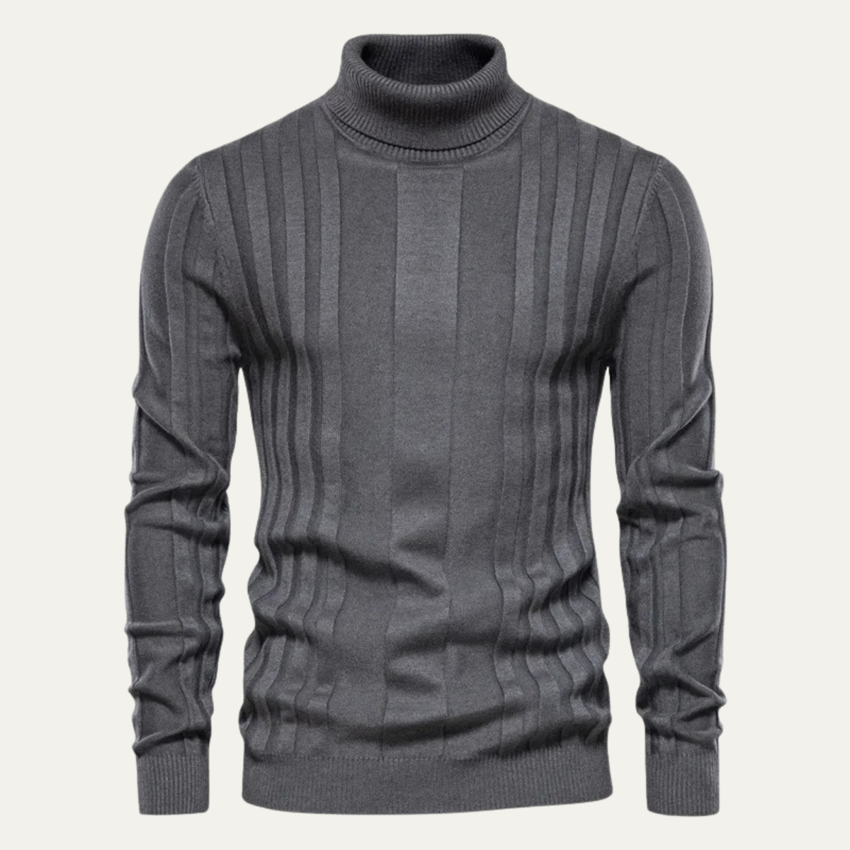 men's ribbed knit knit sweater