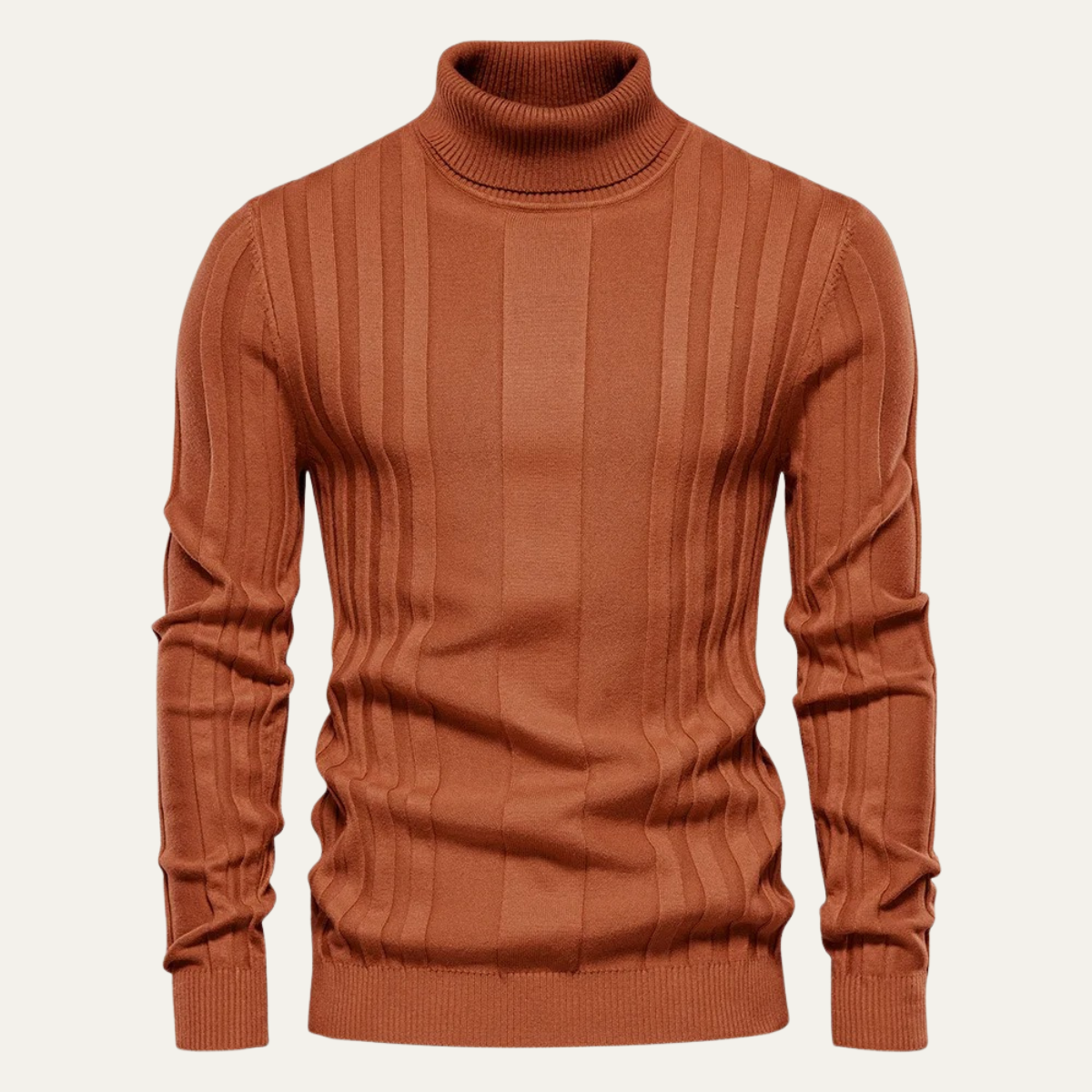 men's ribbed knit knit sweater
