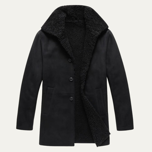 Men's Sherpa Lined Overcoat