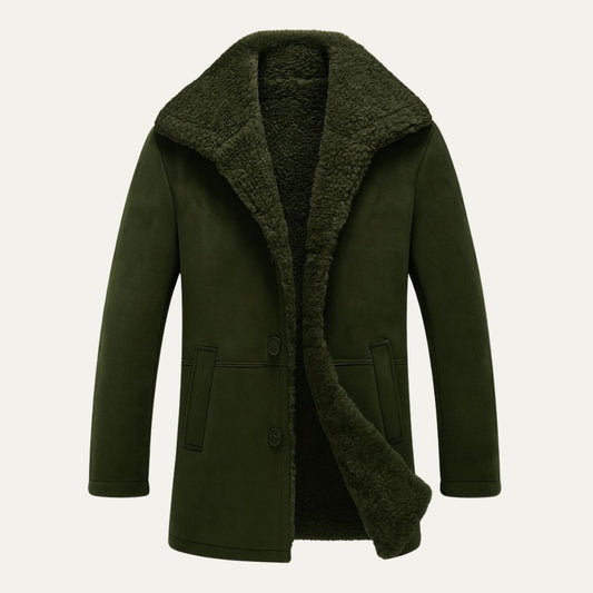 Men's Sherpa Lined Overcoat