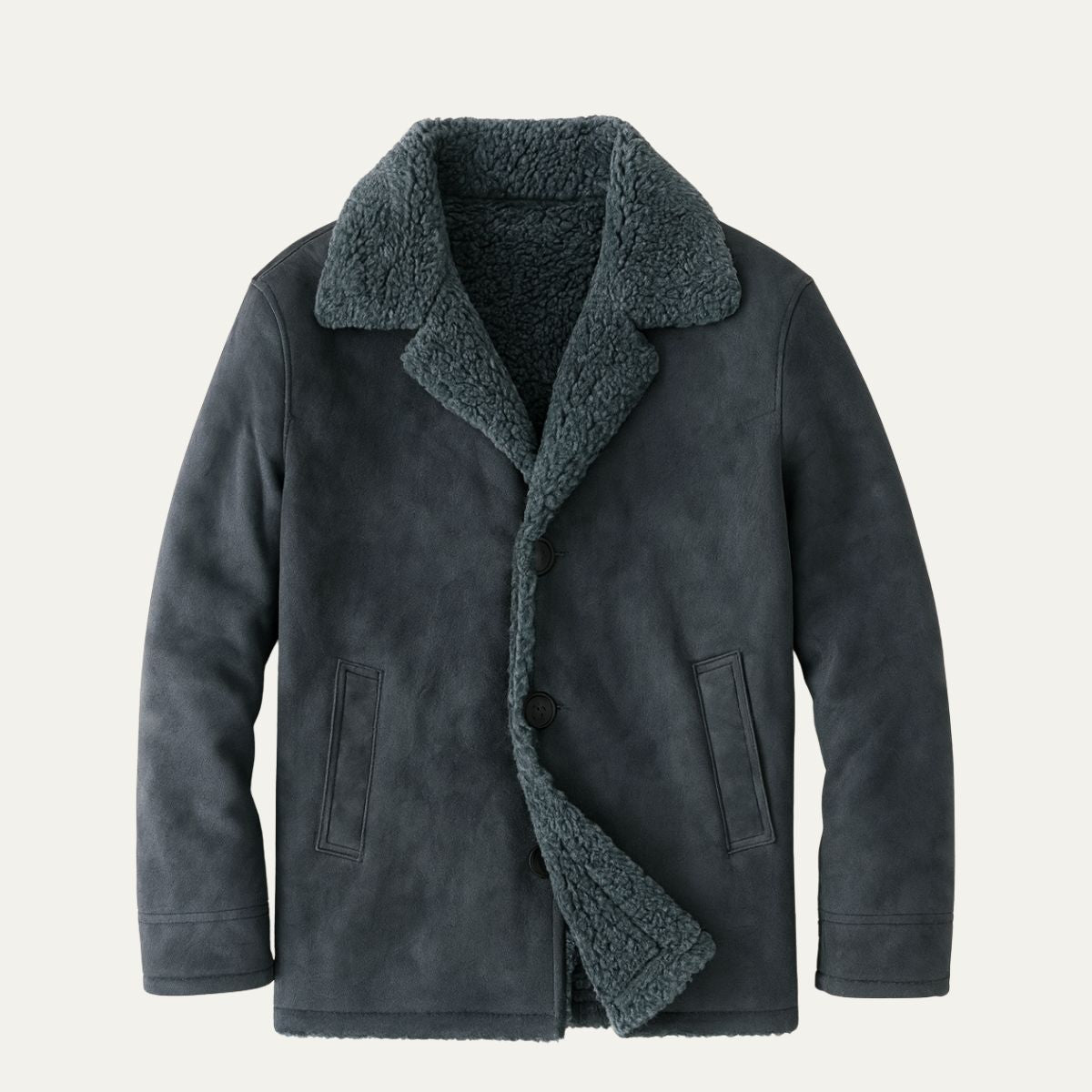 Men's Sherpa Lined Overcoat