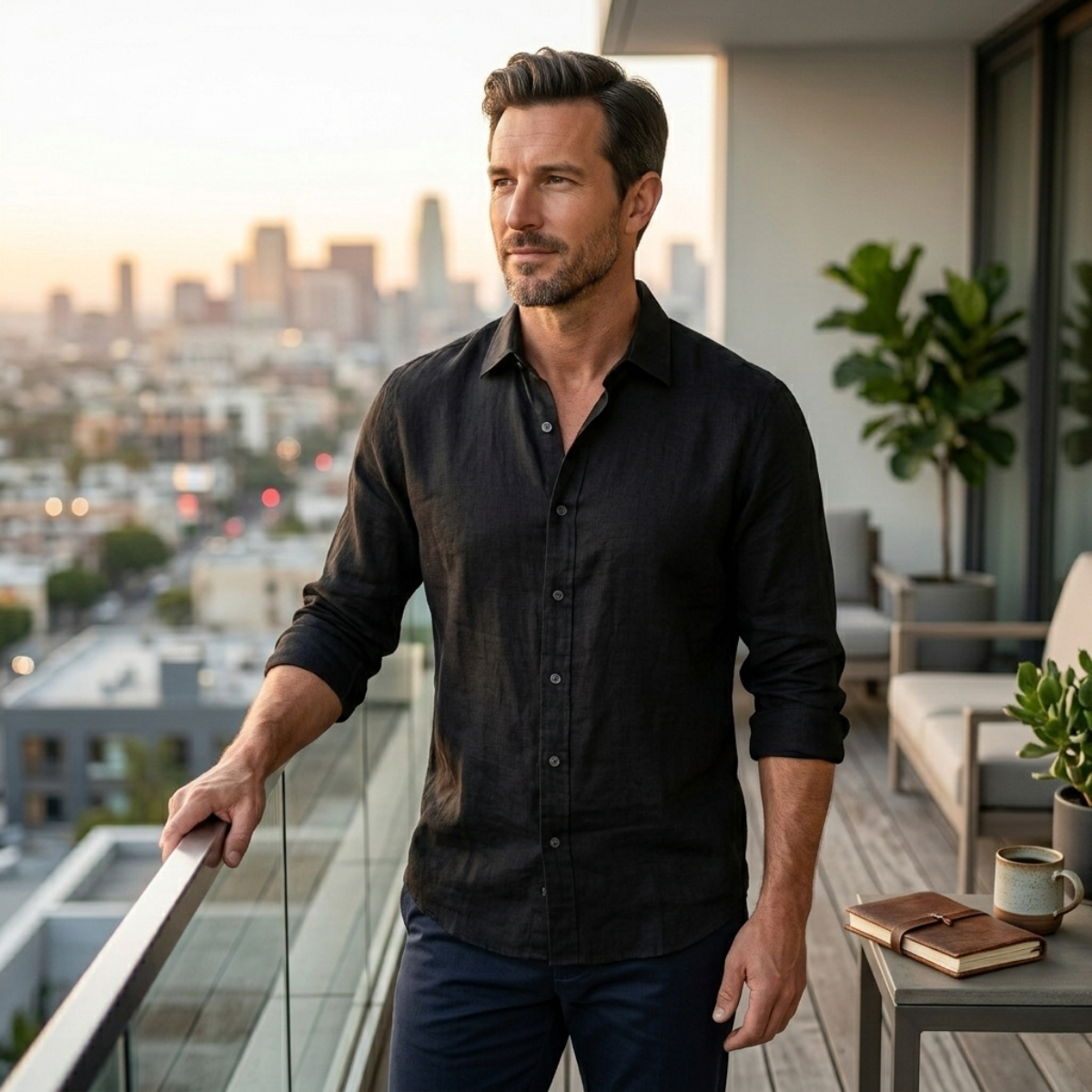 Men's long sleeve shirt