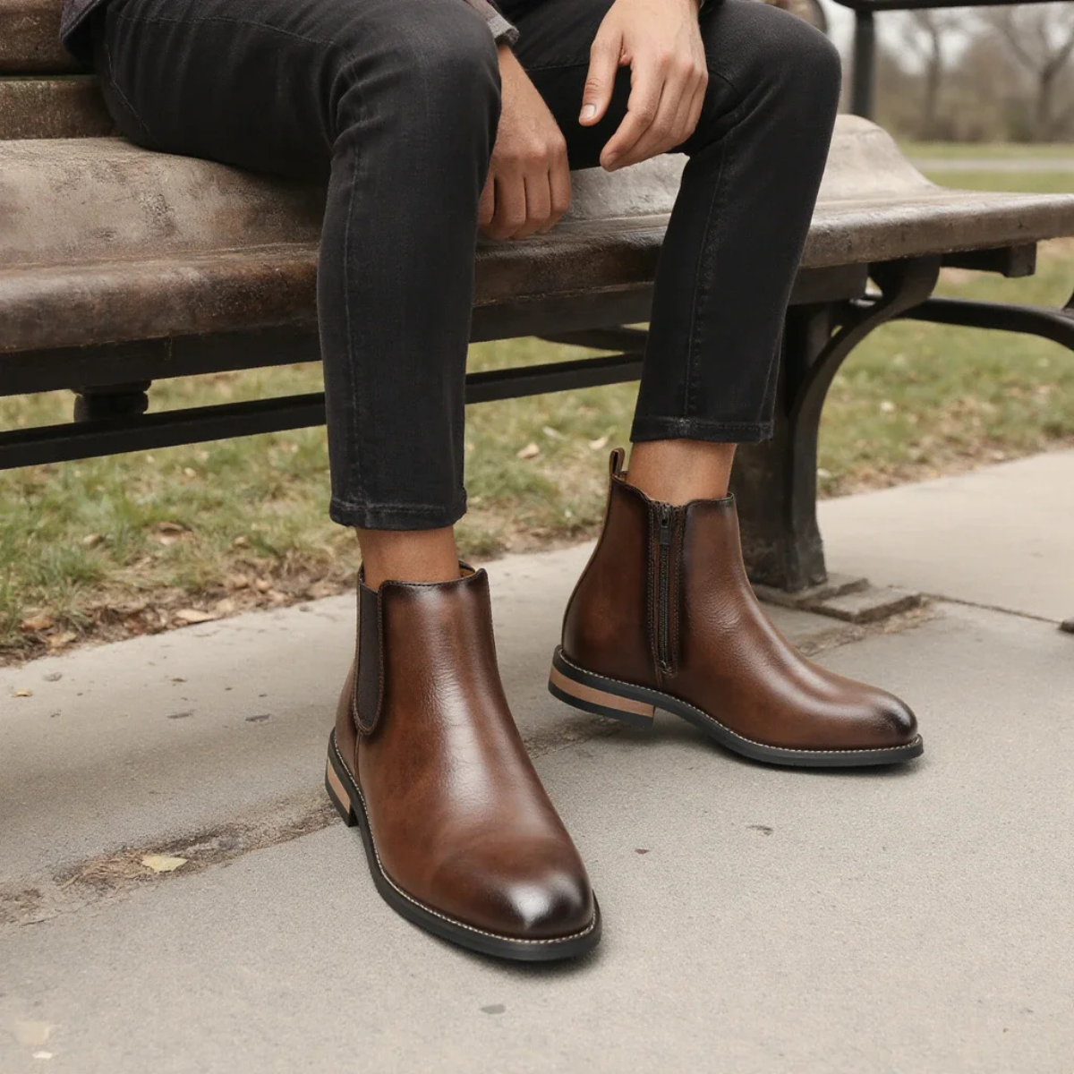 Men's Smart Leather Chelsea Boots