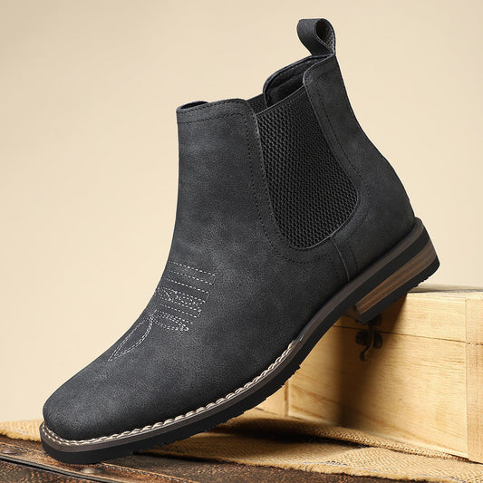 Men's Suede Chelsea Boots