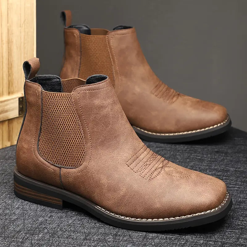Men's Suede Chelsea Boots