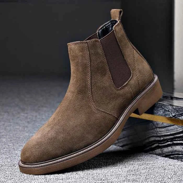 Men's Suede Chelsea Boots