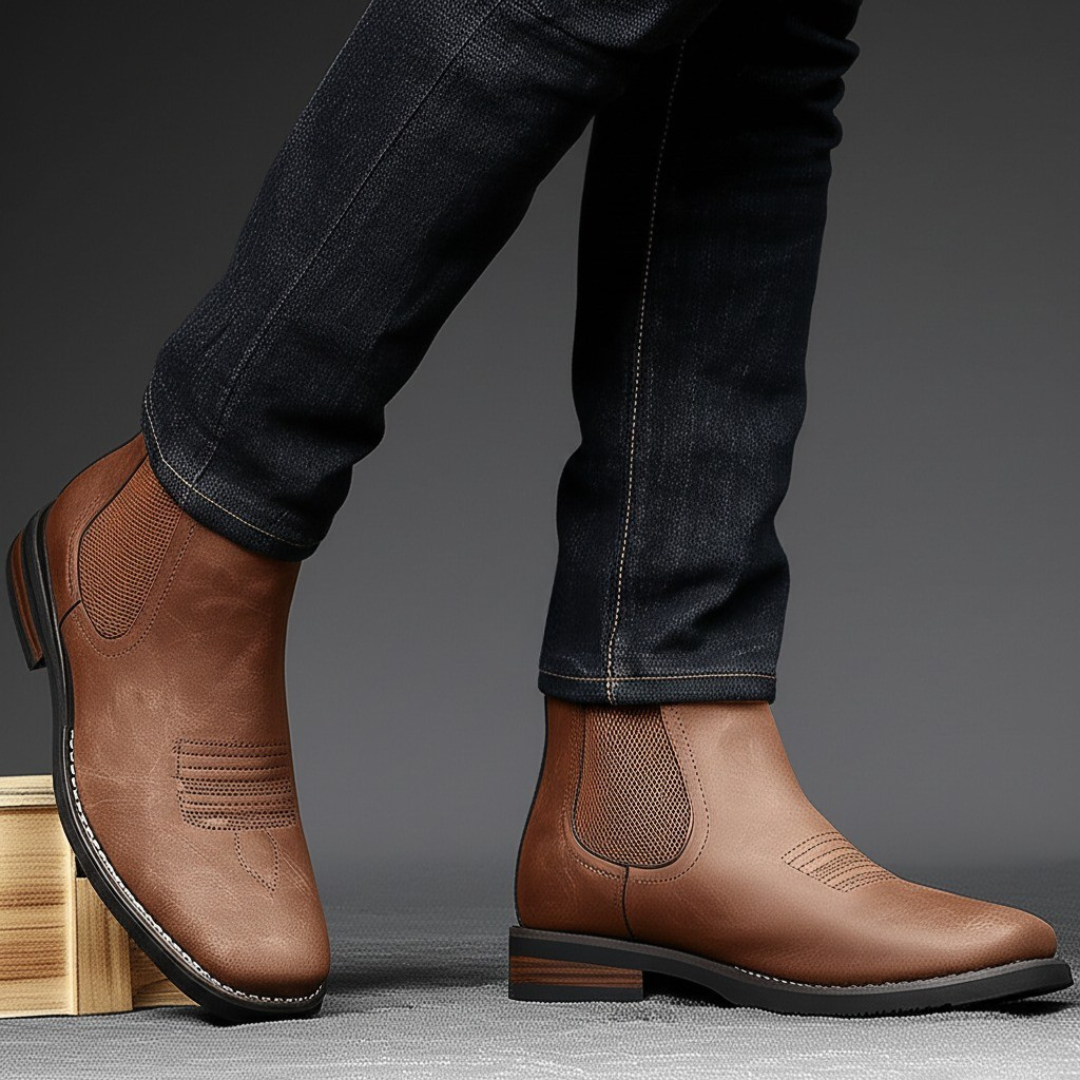 Men's Suede Chelsea Boots