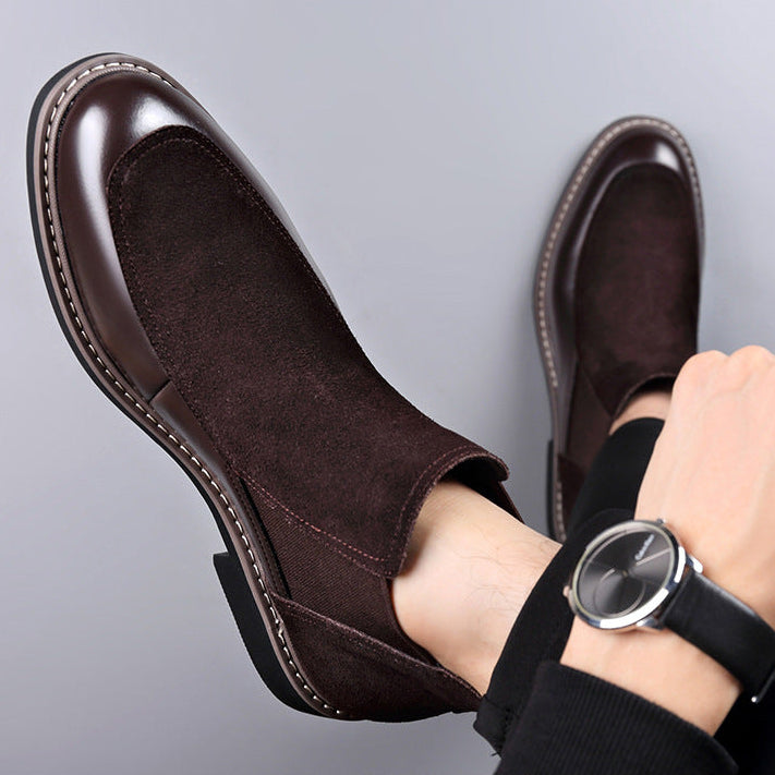 Men's Suede Chelsea Boots Pull On