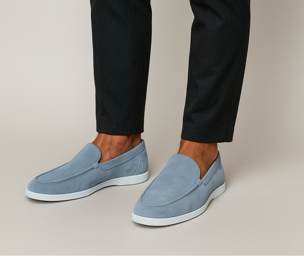 Men's Suede Moccasin Loafers