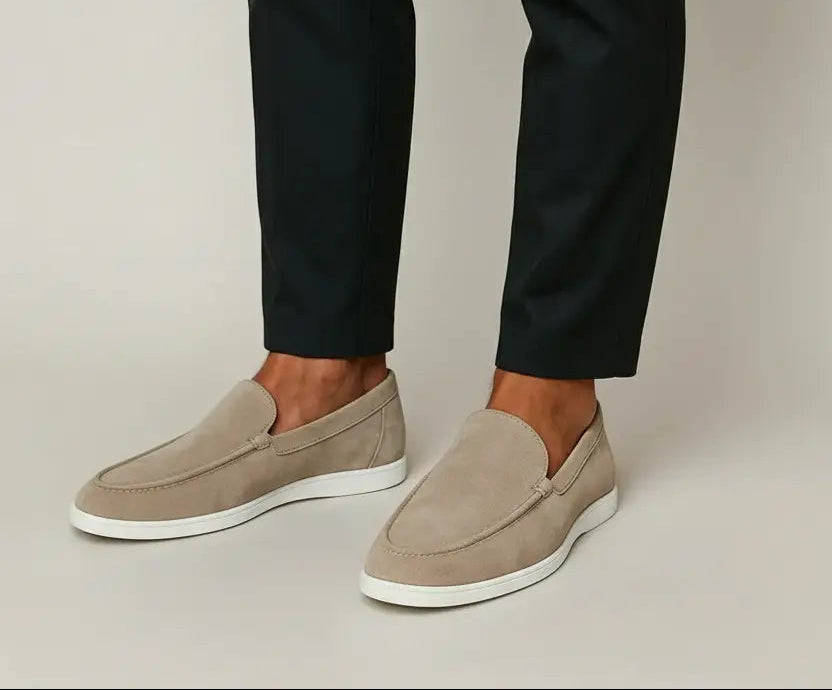Men's Suede Moccasin Loafers