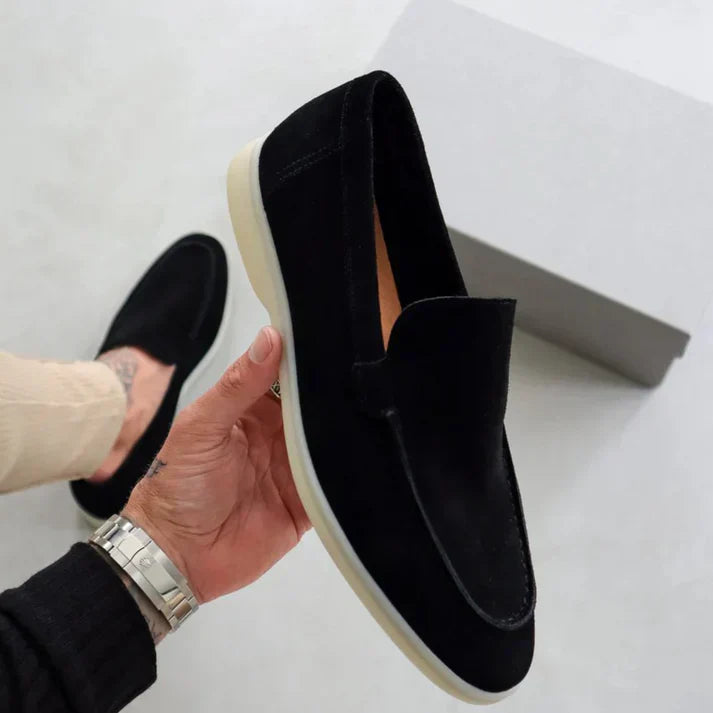 Men's Suede Moccasin Loafers