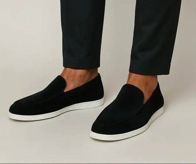 Men's Suede Moccasin Loafers