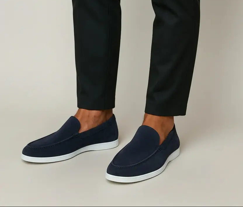 Men's Suede Moccasin Loafers
