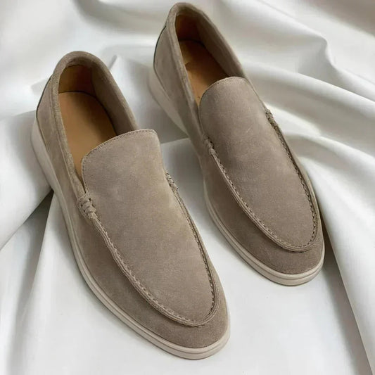 Men's Suede Moccasin Loafers