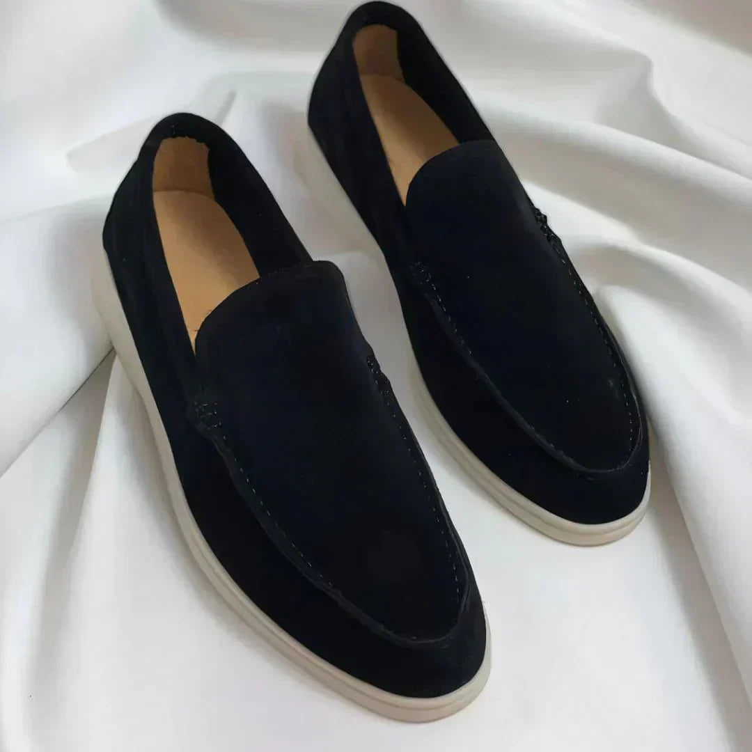 Men's Suede Moccasin Loafers