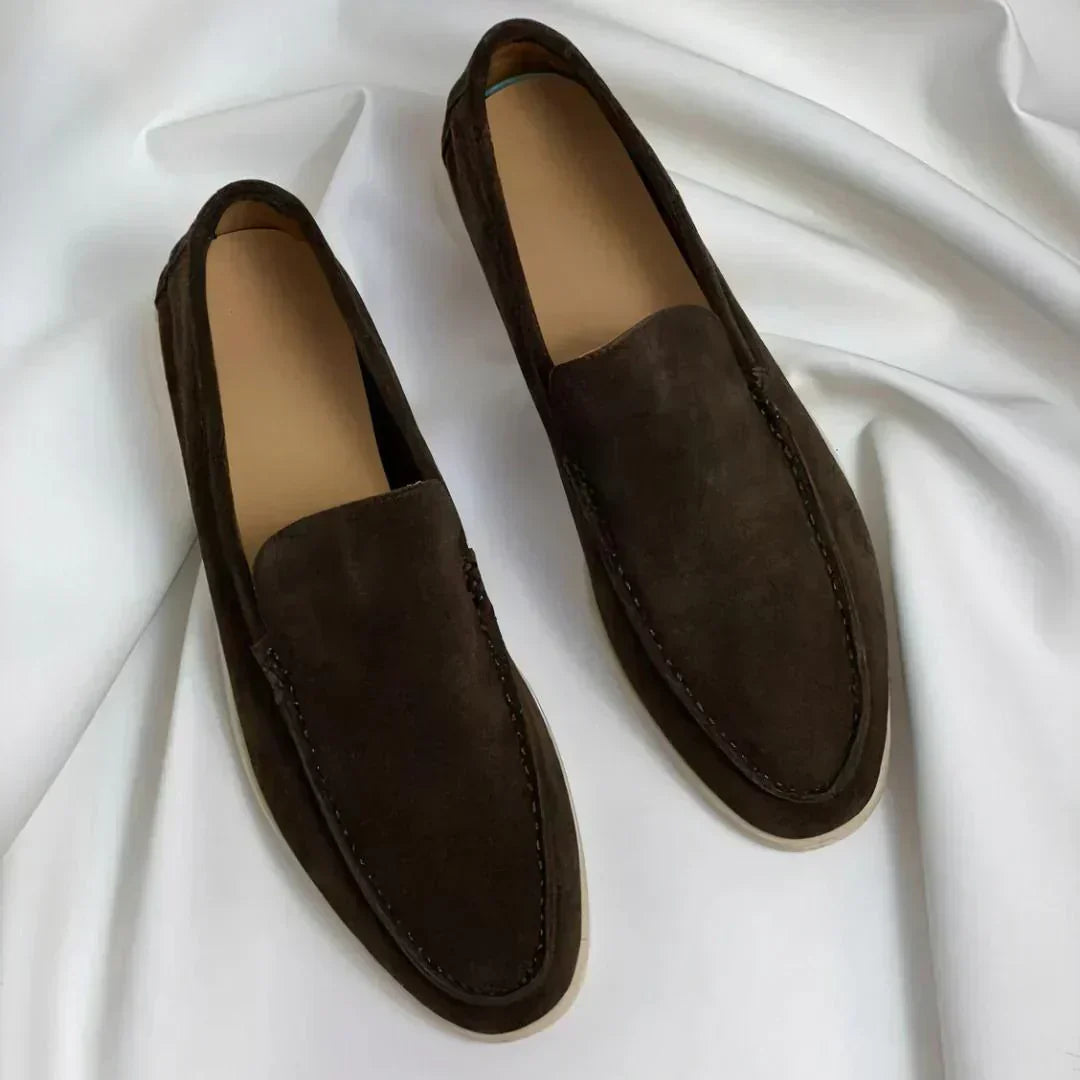 Men's Suede Moccasin Loafers