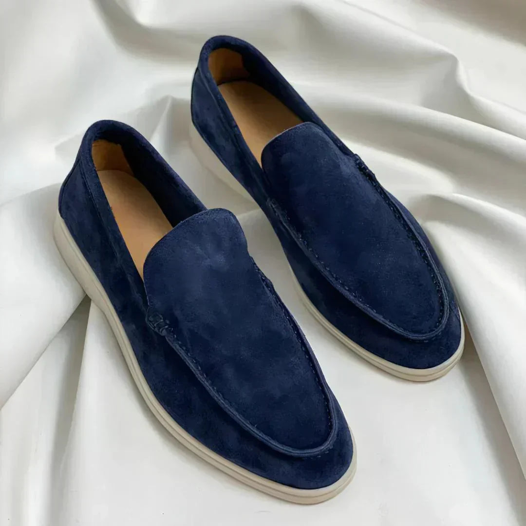Men's Suede Moccasin Loafers