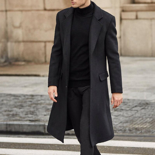 Men's Tailored Longline Overcoat