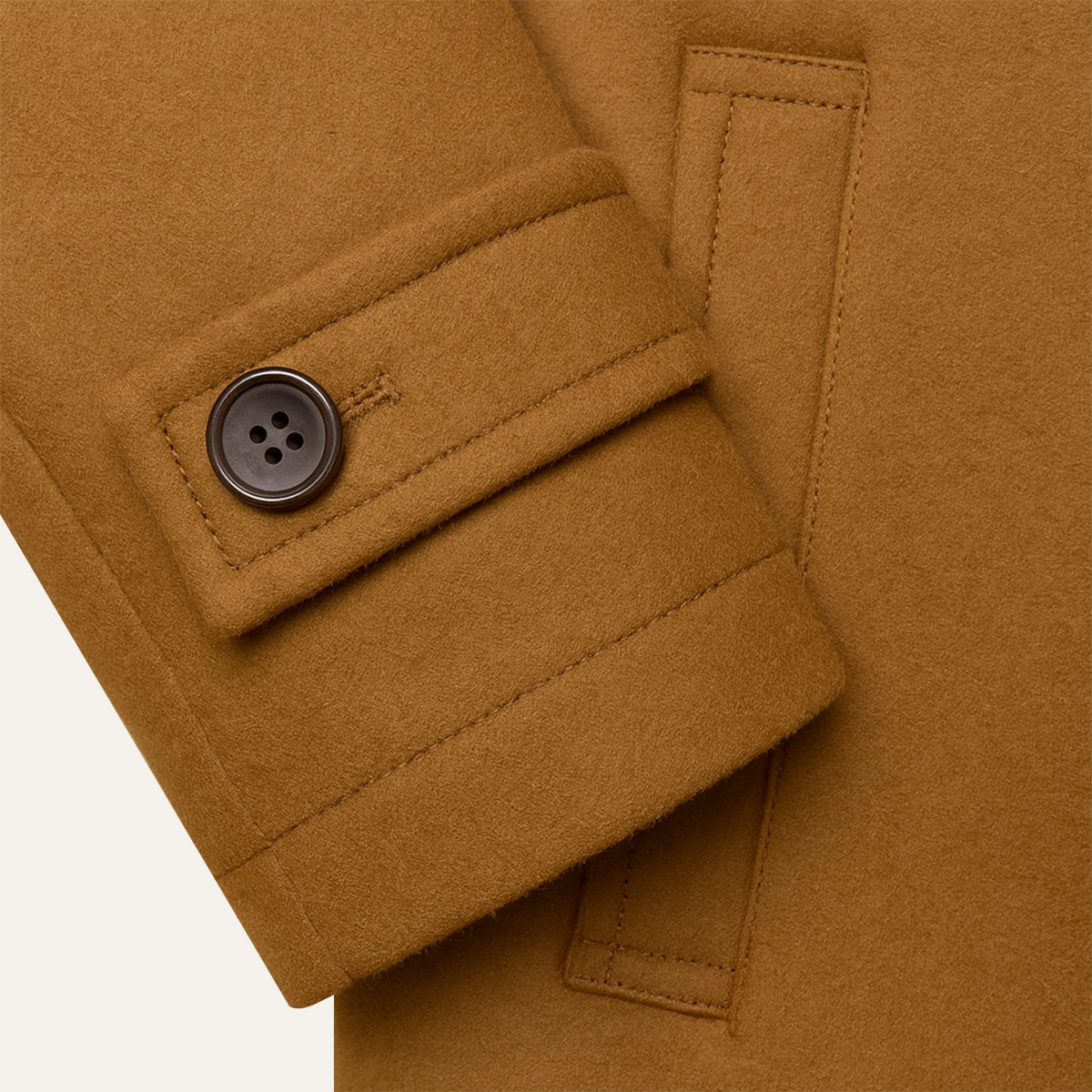 Men's Tailored Wool Overcoat for Smart Winter Style