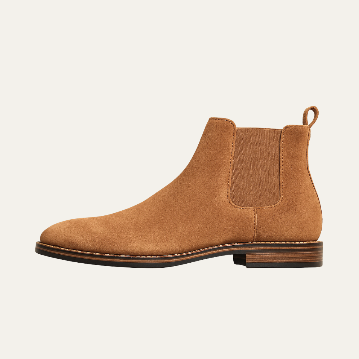 Men's Tan Suede Chelsea Boots