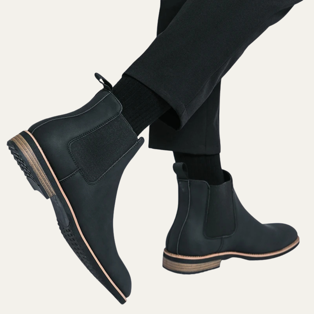 Men's Tan Suede Chelsea Boots