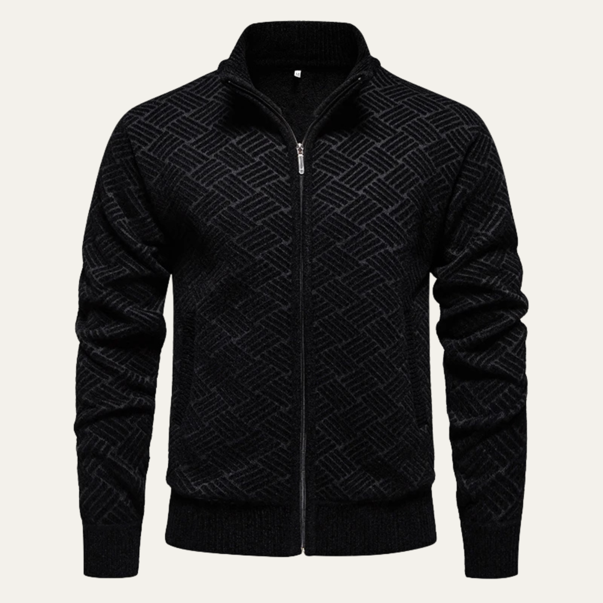 Men's knit cardigan