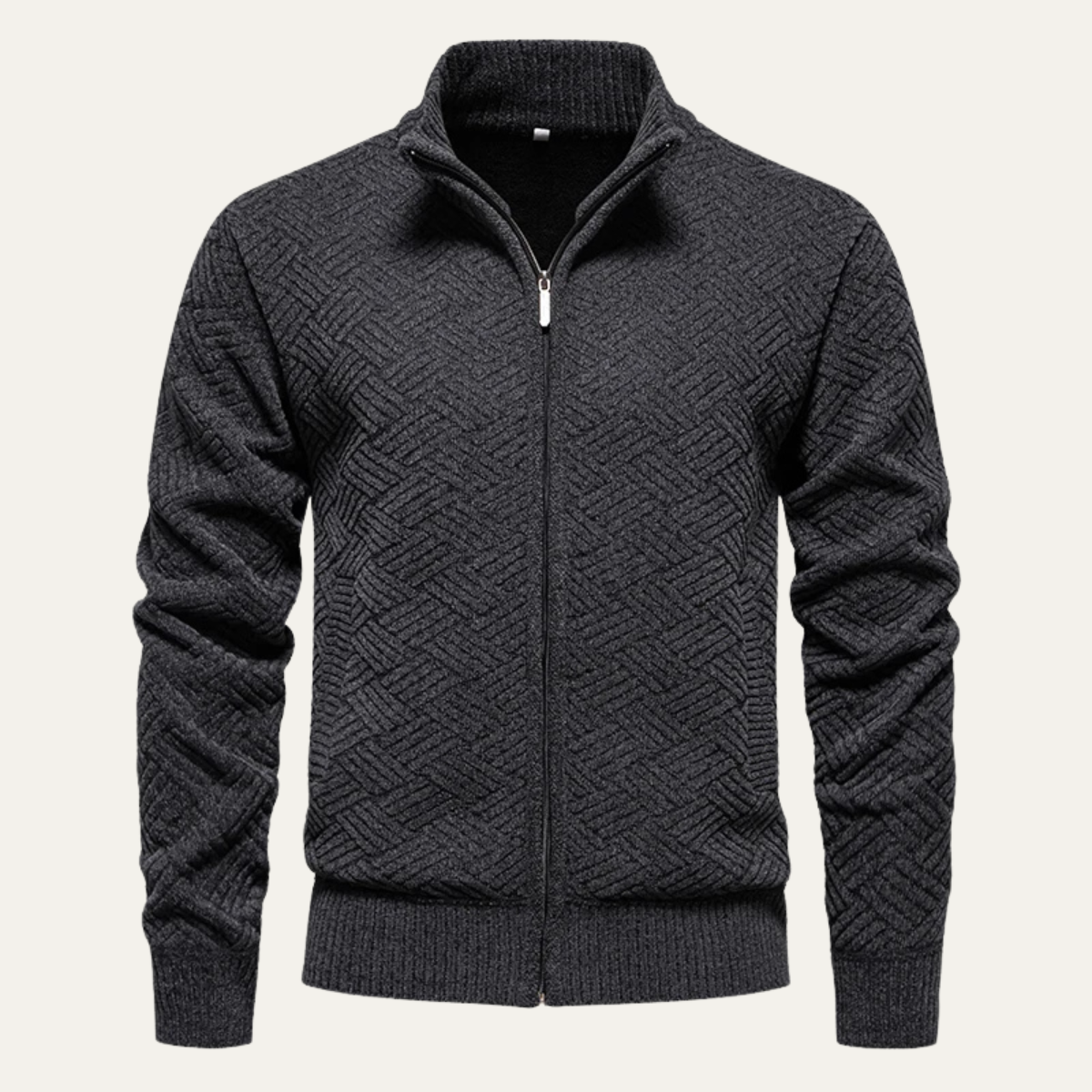 Men's knit cardigan