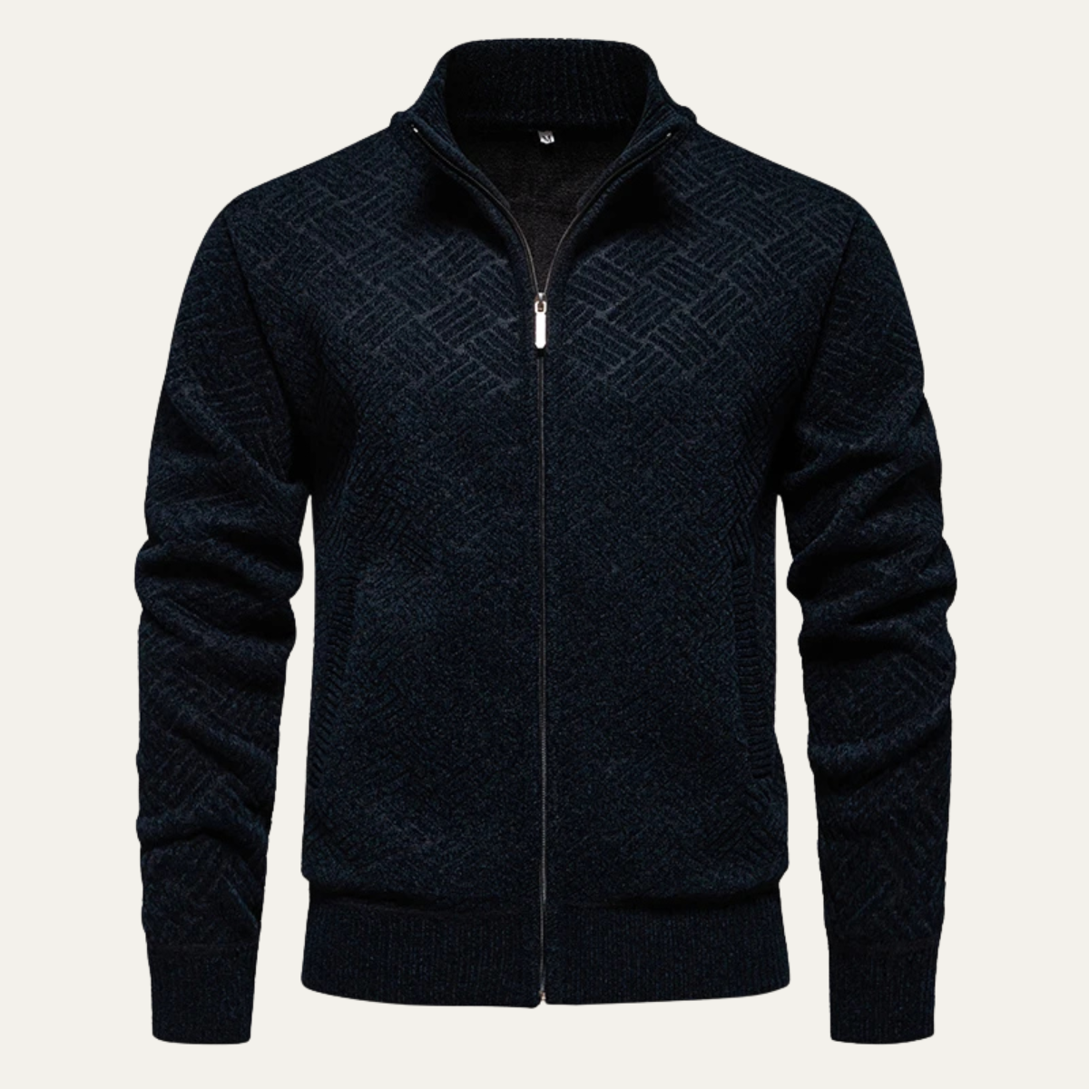 Men's knit cardigan