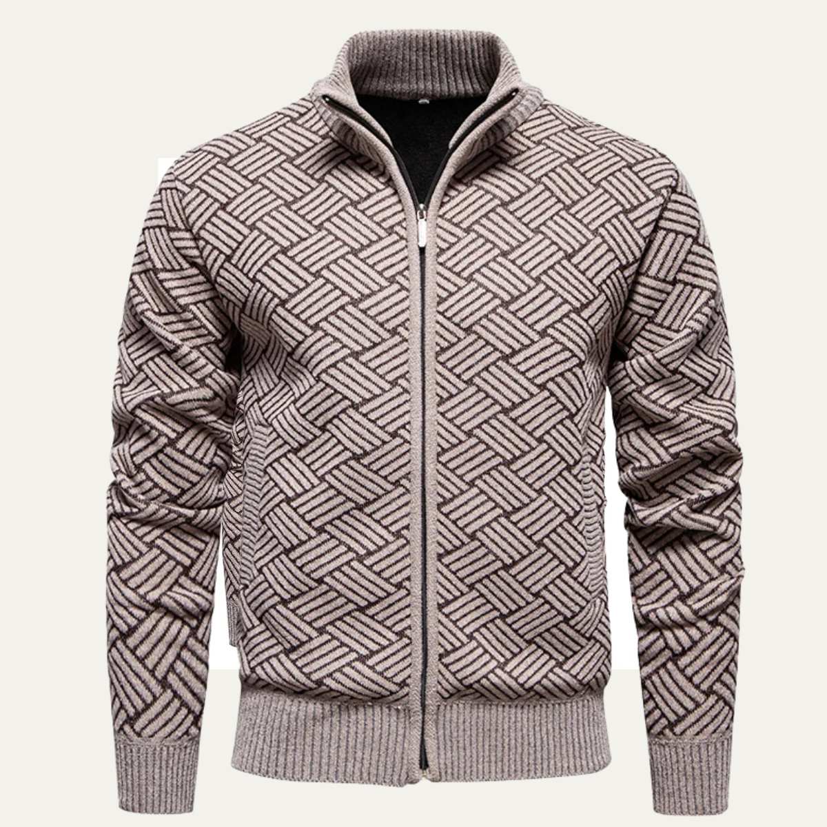 Men's knit cardigan