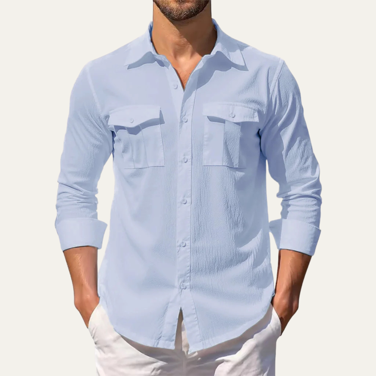 Men's long sleeve shirt