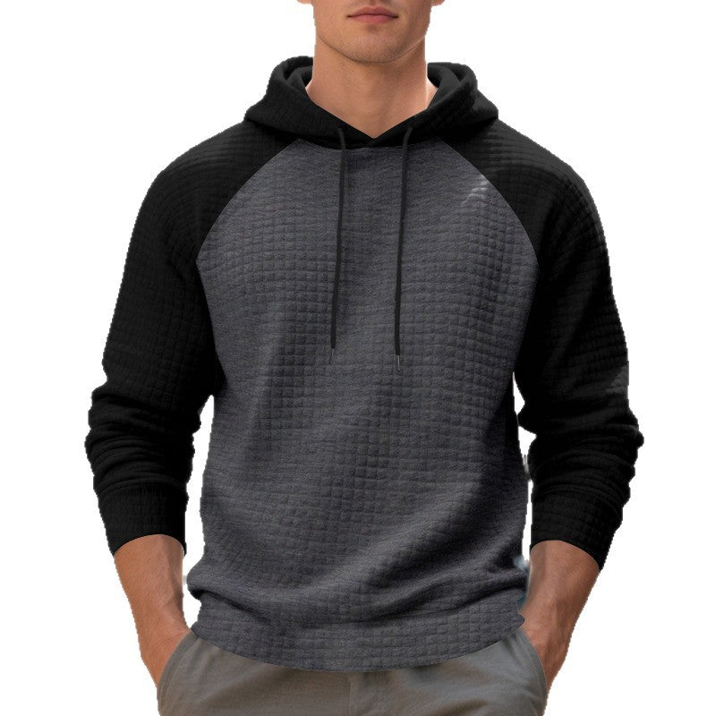 Men's Waffle Raglan Hoodie