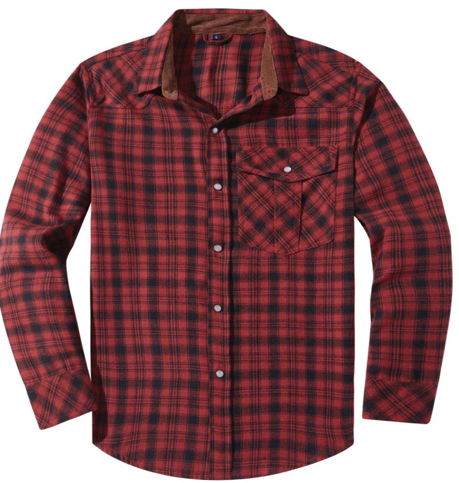 Men's Western Flannel Shirt