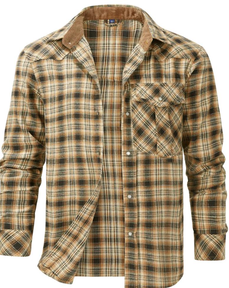 Men's Western Flannel Shirt