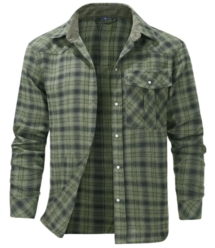 Men's Western Flannel Shirt
