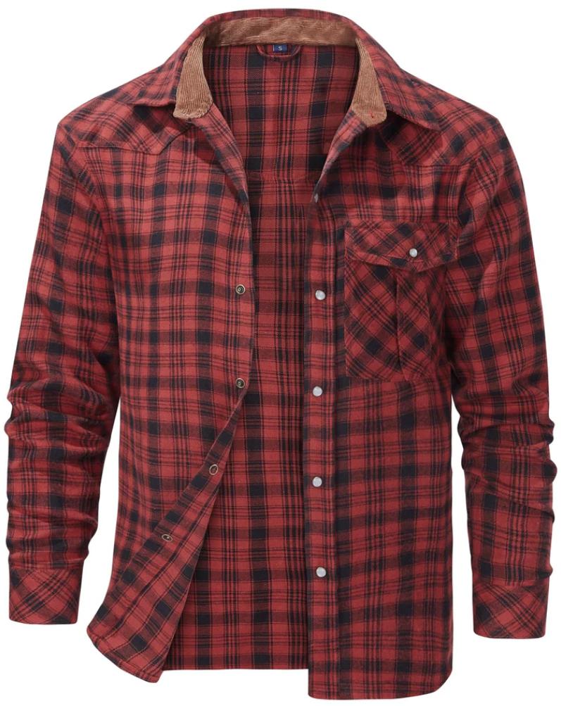 Men's Western Flannel Shirt