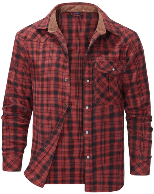 Men's Western Flannel Shirt