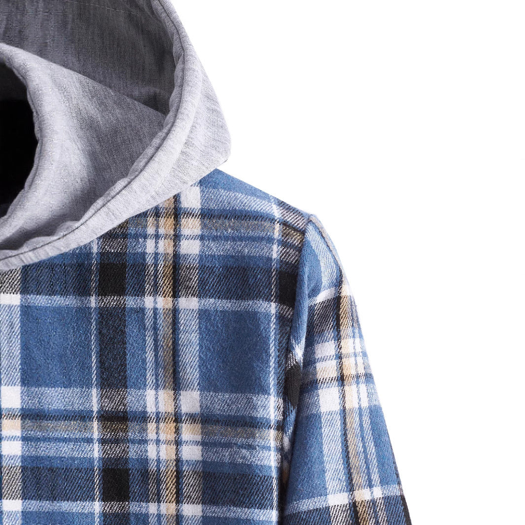 Men's Hooded Flannel Shirt