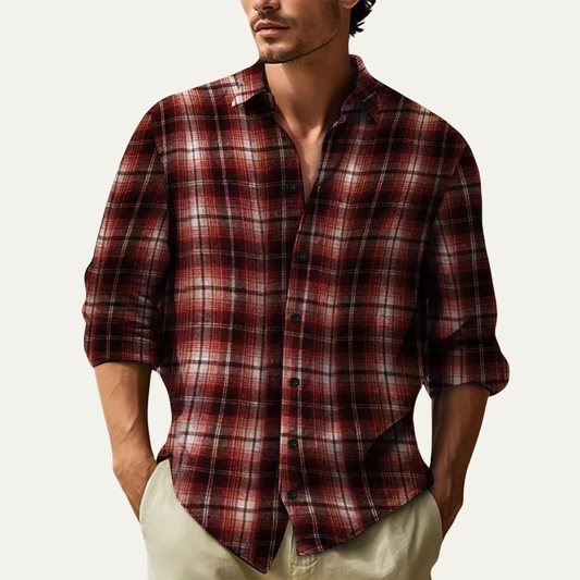 Men's Checked Flannel Shirt