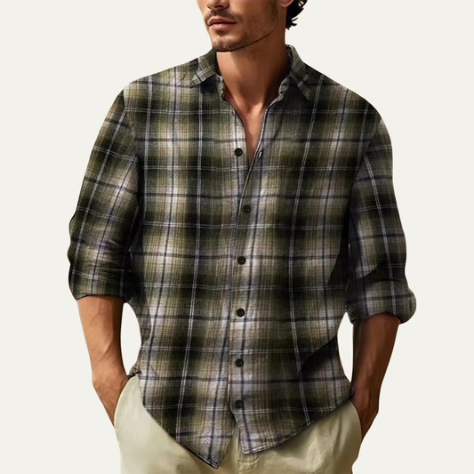Men's Checked Flannel Shirt