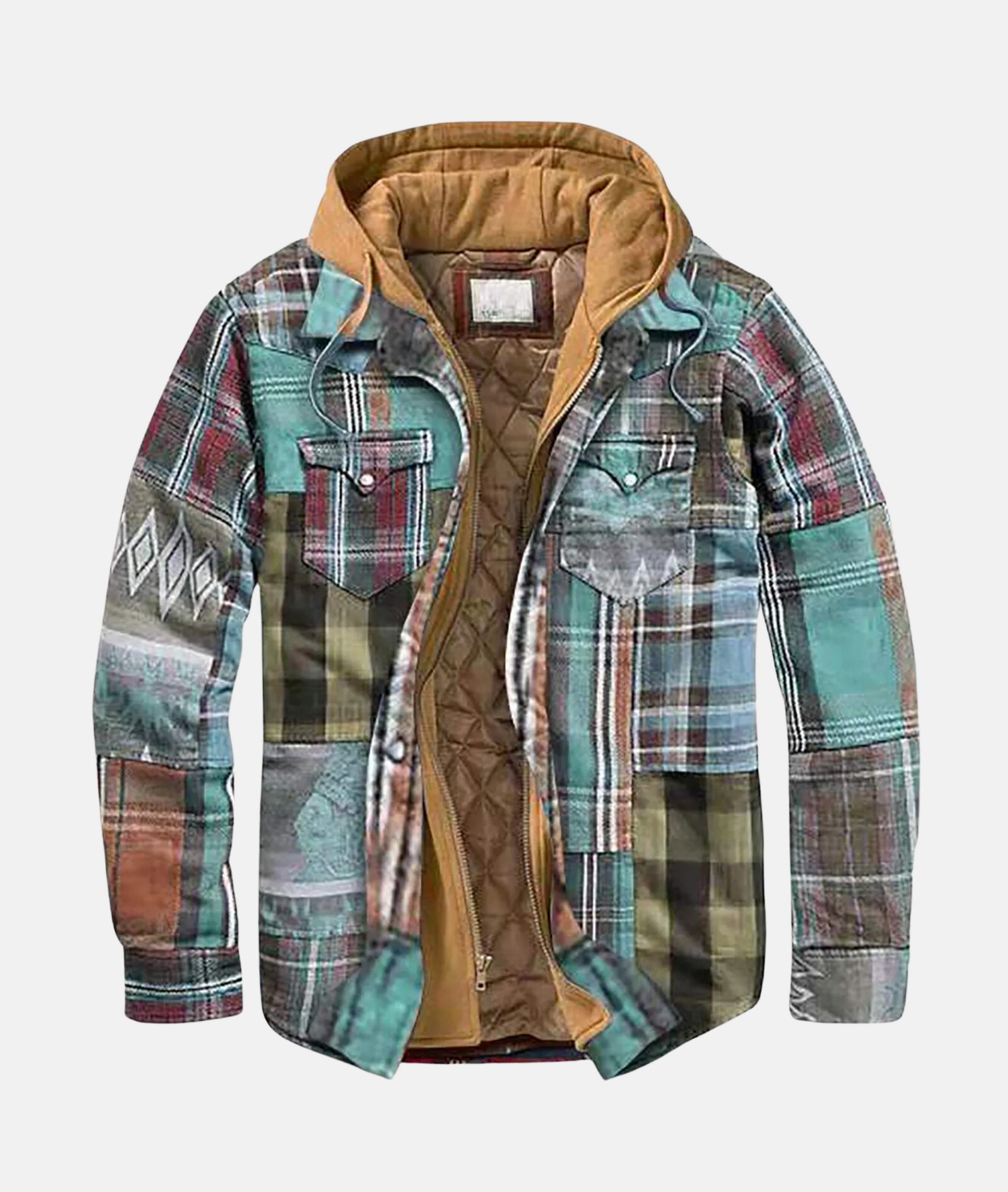Men's Hooded Flannel Overshirt