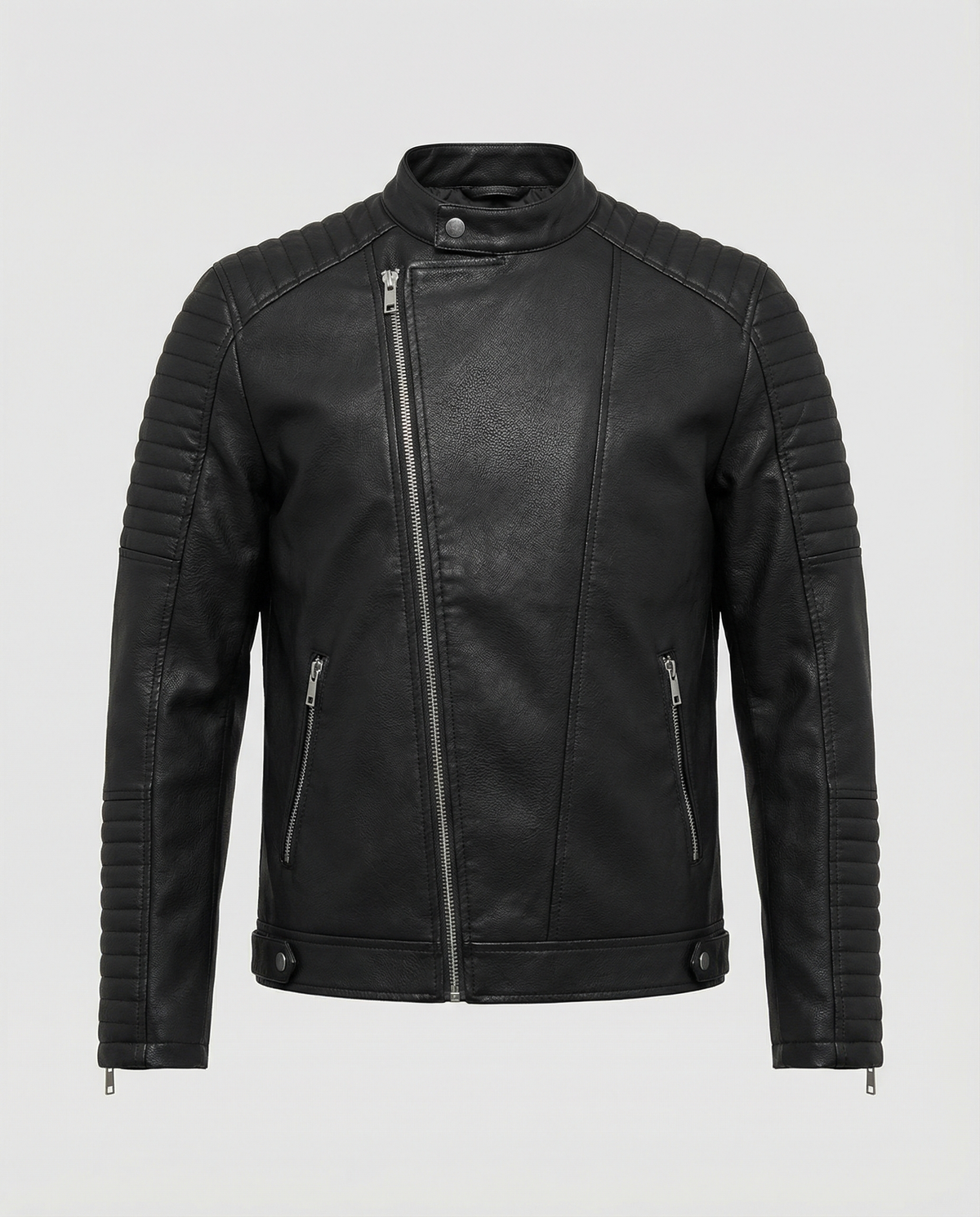 Women's Biker Faux Leather Jacket