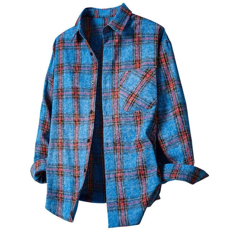 Women's Boyfriend Check Flannel Shirt