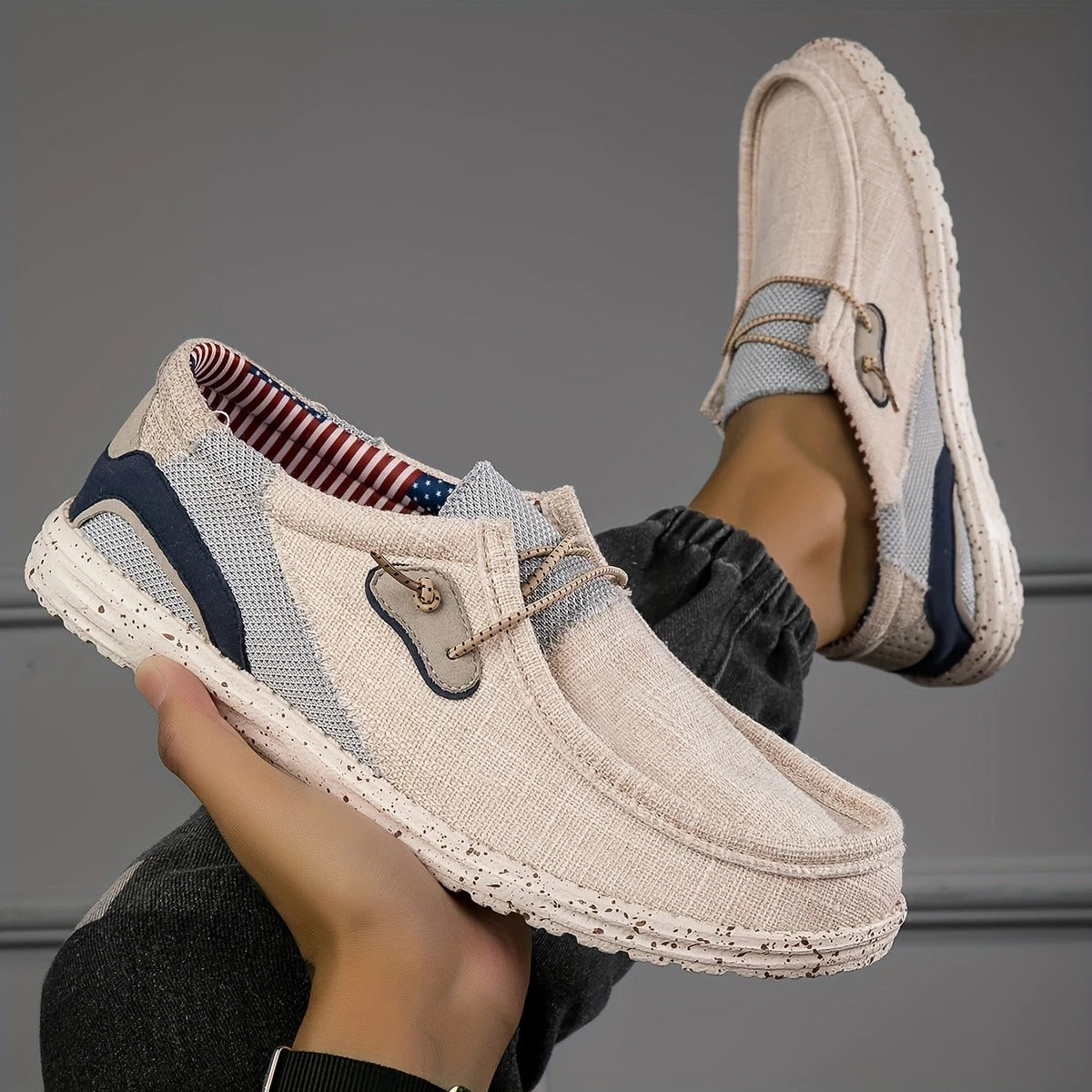 Women's Canvas Slip On Loafers