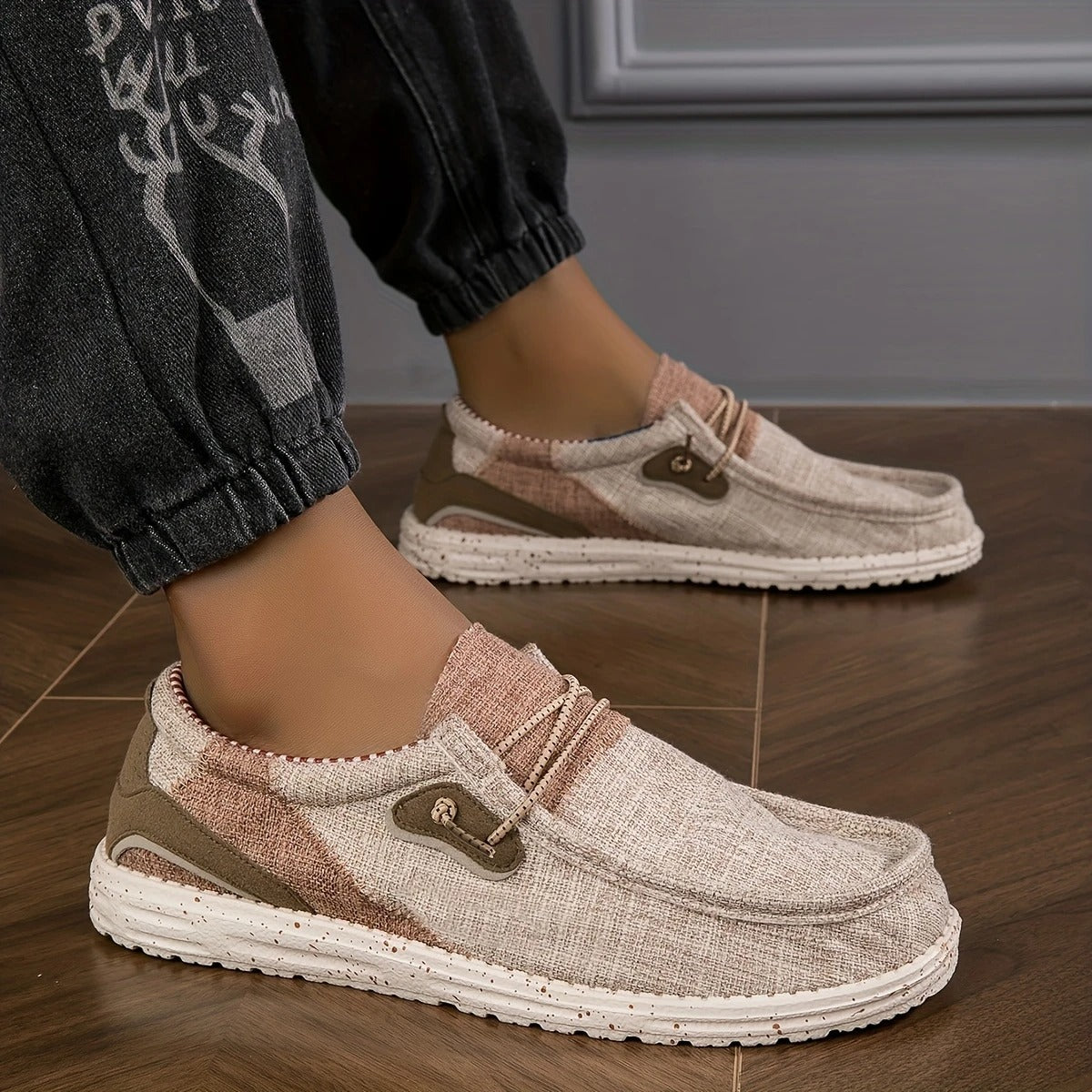 Women's Canvas Slip On Loafers