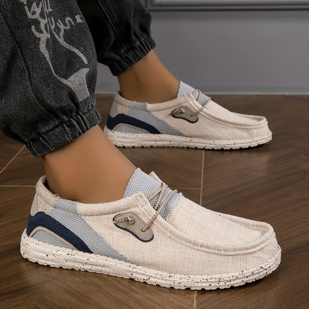 Women's Canvas Slip On Loafers